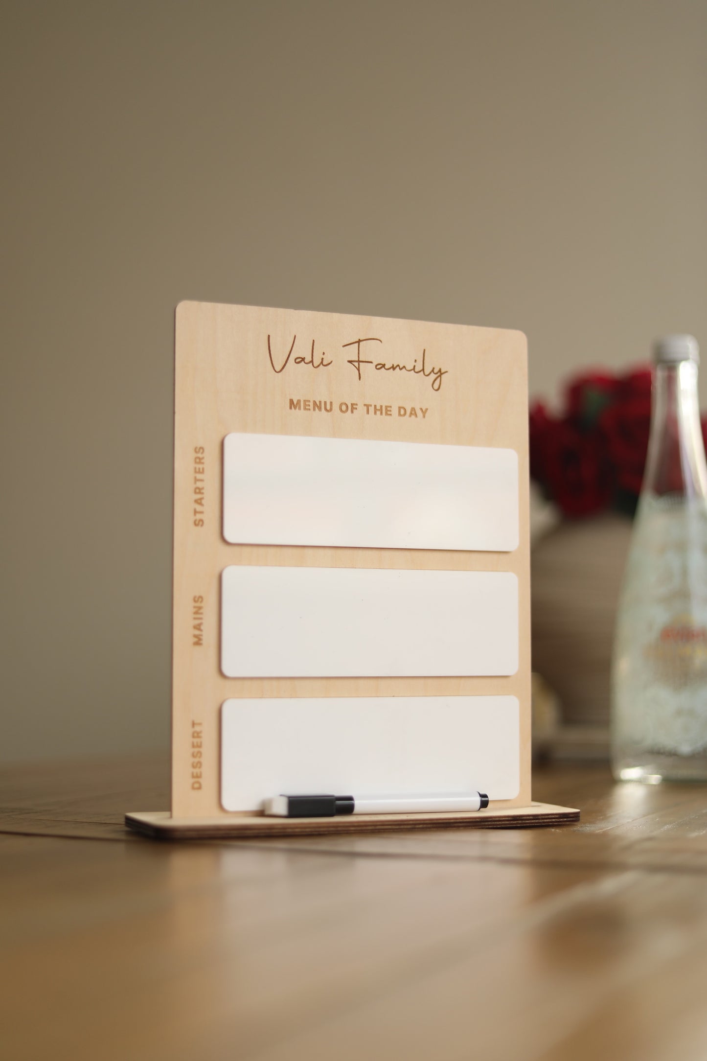 Personalised Menu Sign