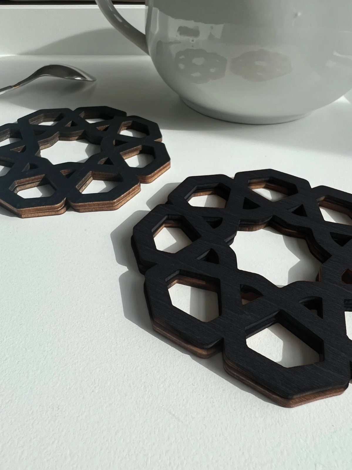 Geometric coasters
