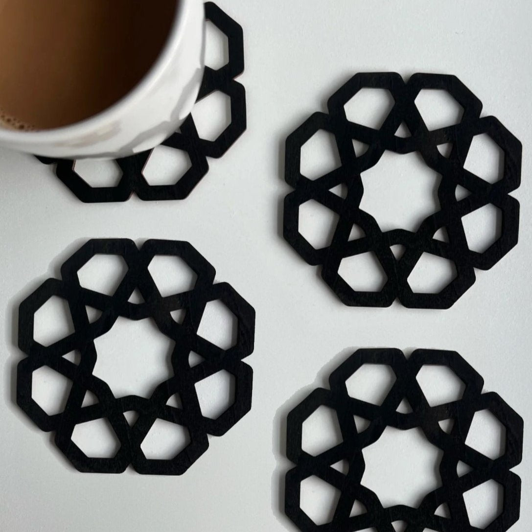 Geometric coasters