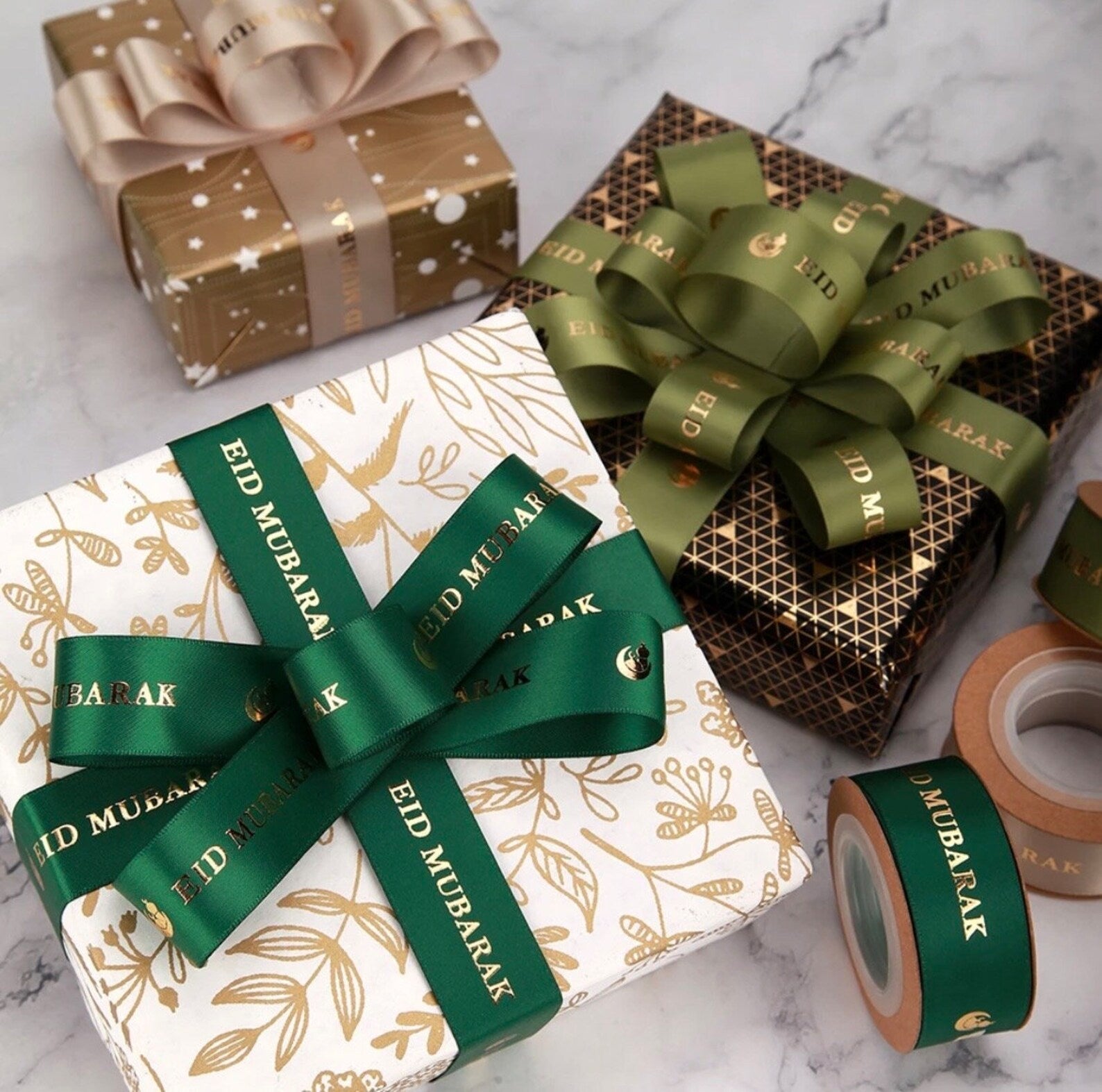 Eid Mubarak ribbons