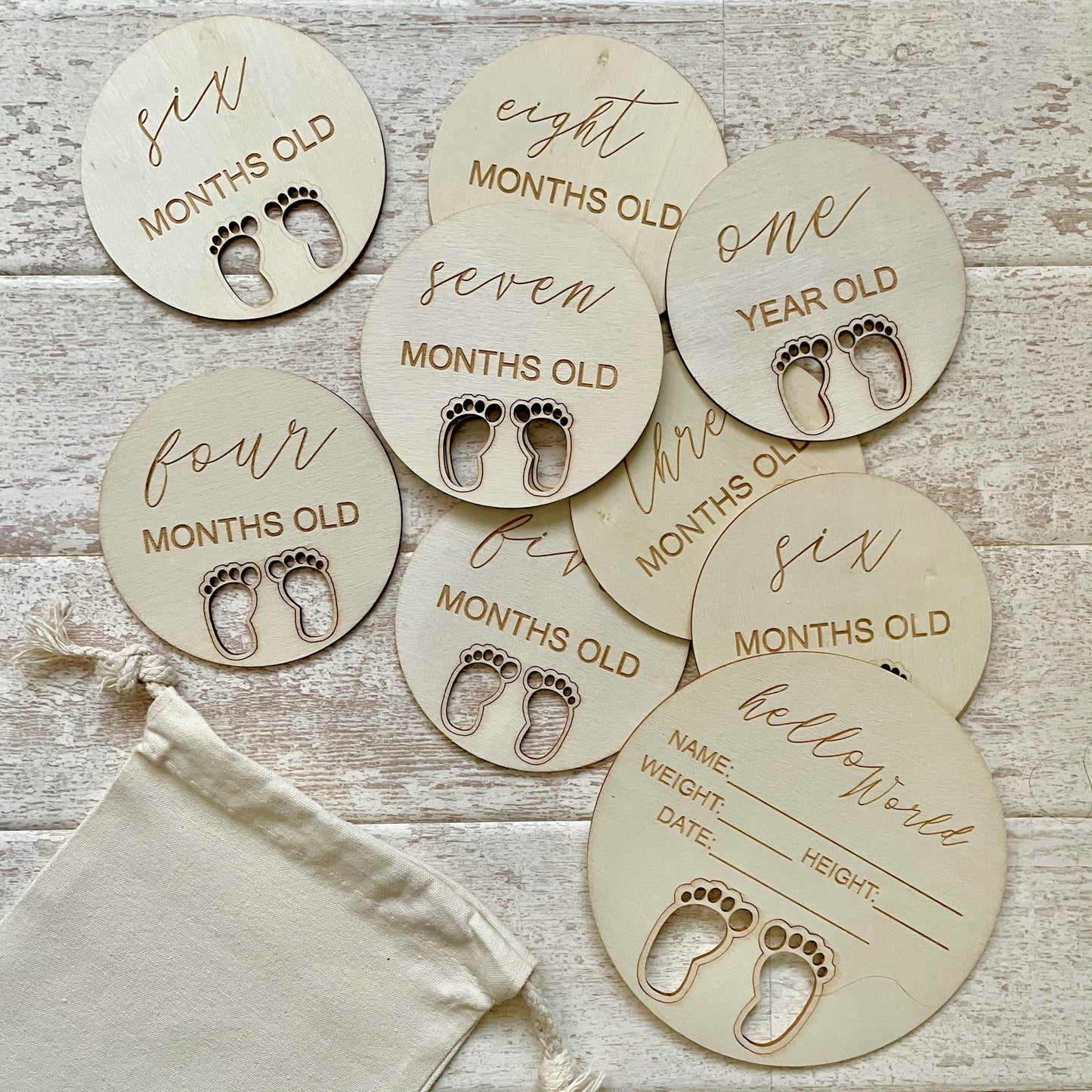 Baby Milestone Discs