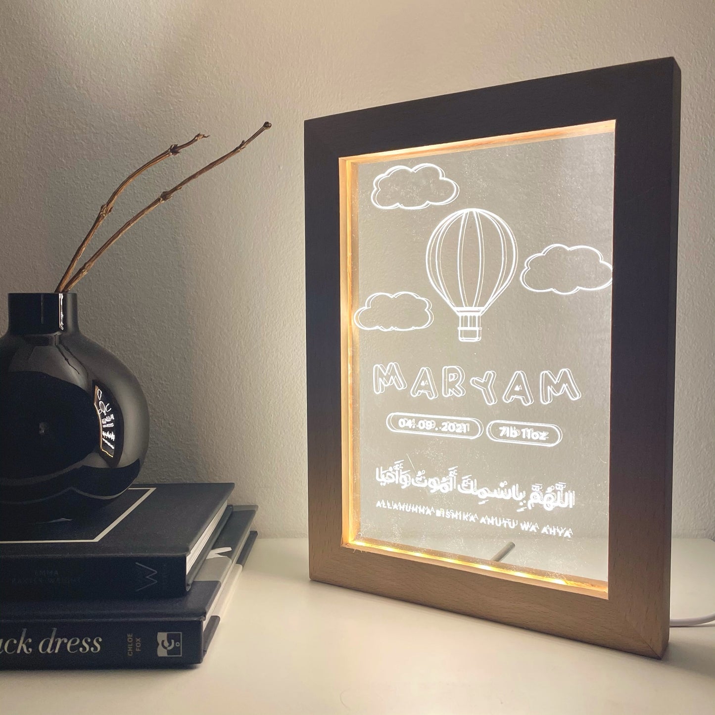 Nursery Night Light Frame
