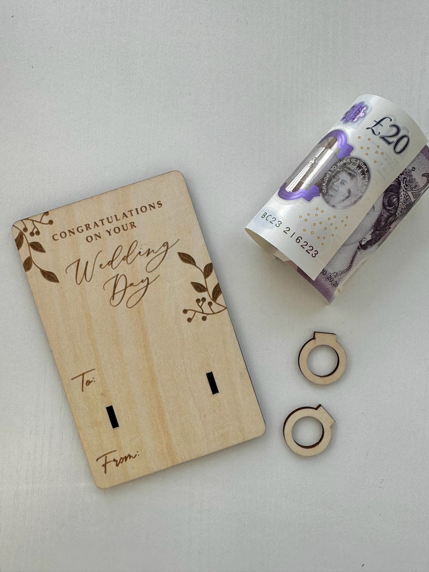 Wedding Money Holder / Fridge Magnet