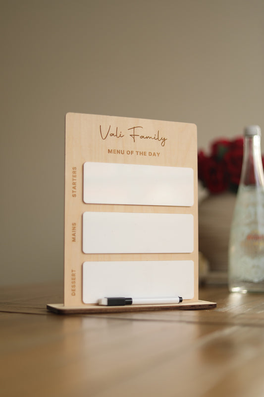 Panneau de menu personnalisé