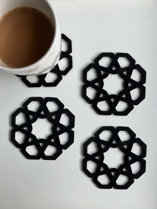 Geometric coasters