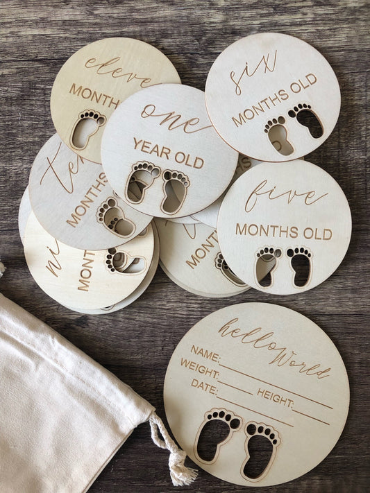 Baby Milestone Discs